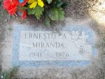 Gravestone of Ernesto Miranda